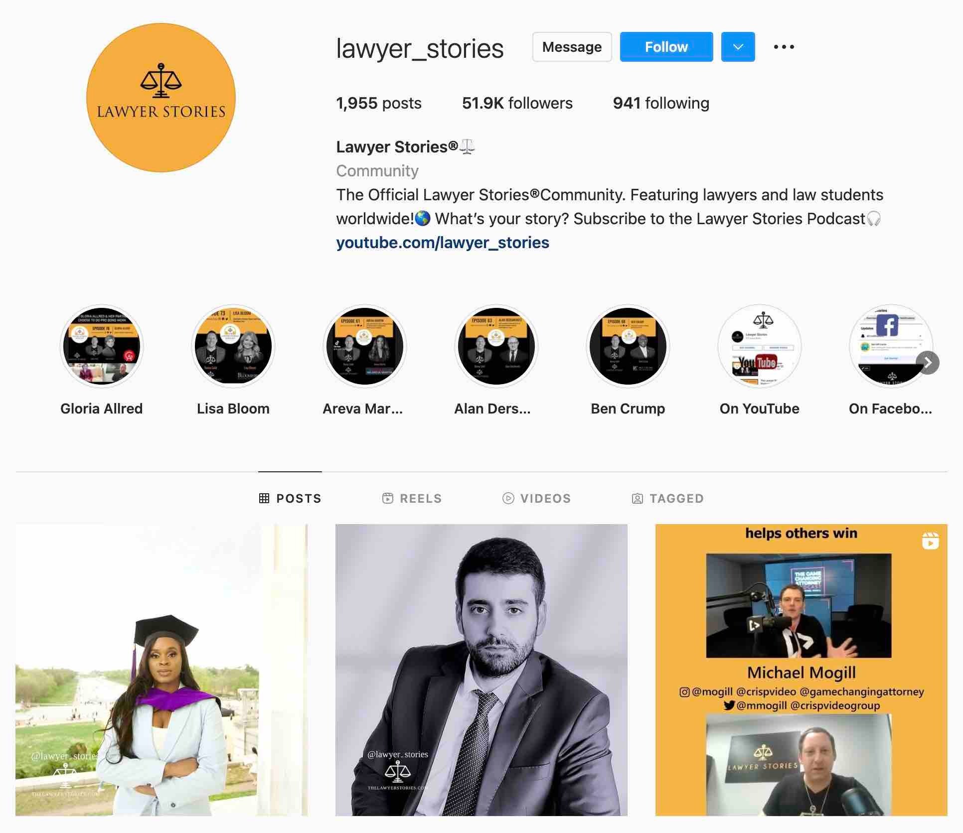 15 Of The Best Legal Podcasts To Listen To In 2024 Podcast Co   Lawyer Stories Insta 